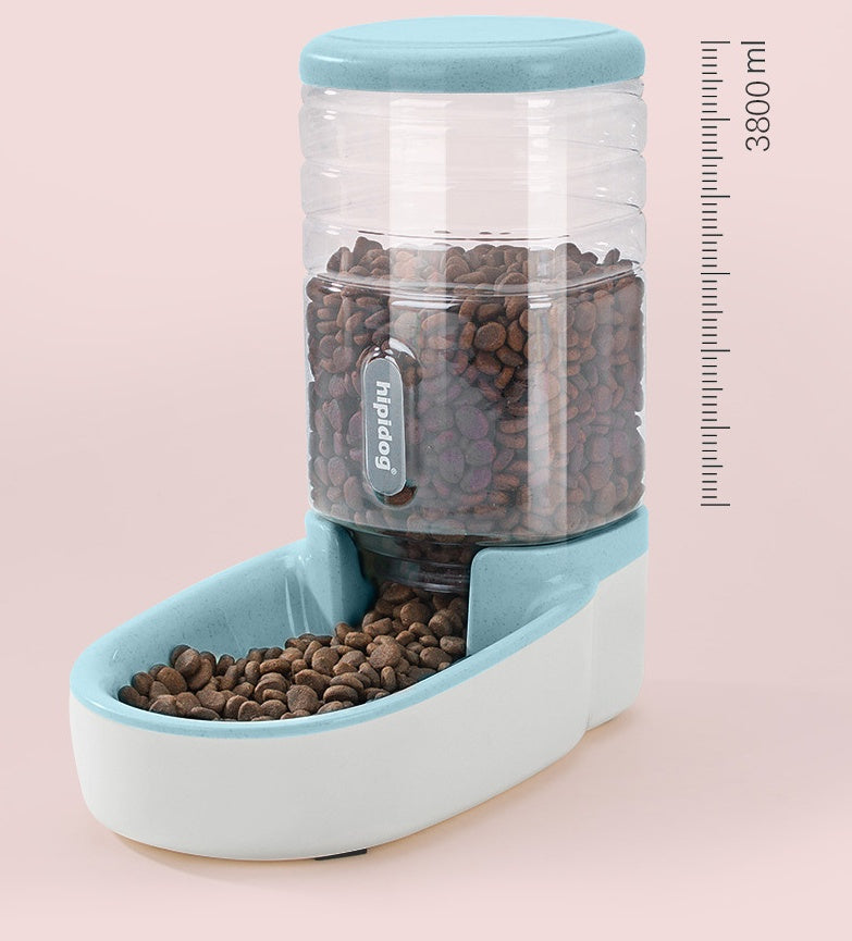 Pet dog automatic feeder microphone dog automatic drinking fountain - Pooch2Spoil