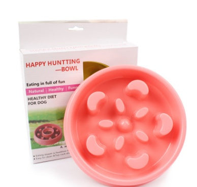 Anti-choke Bowl Plastic Dog Bowl Healthy Feeder - Pooch2Spoil