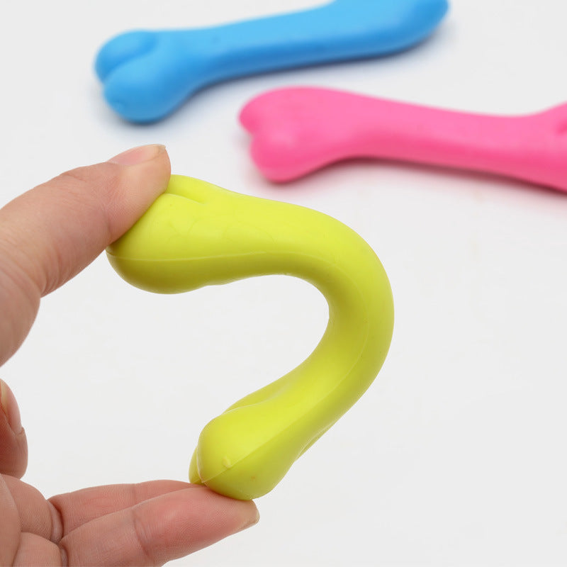 Dog Toys, Rubber Bite Resistant Toys, High Quality Dog Bone Type