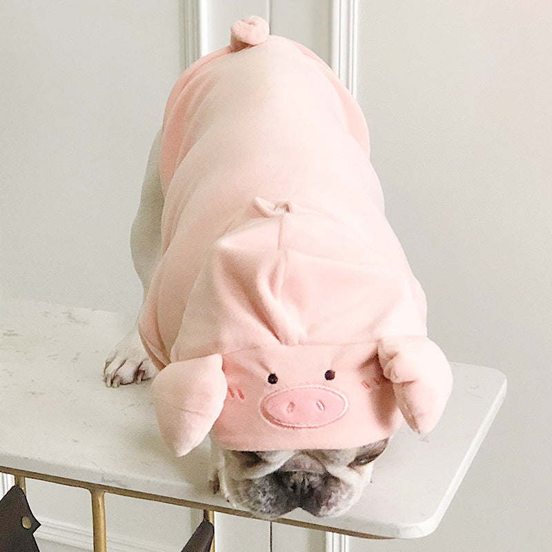Pig Dog Sweater, New Year's Dog Clothing, Creative Pet Clothing