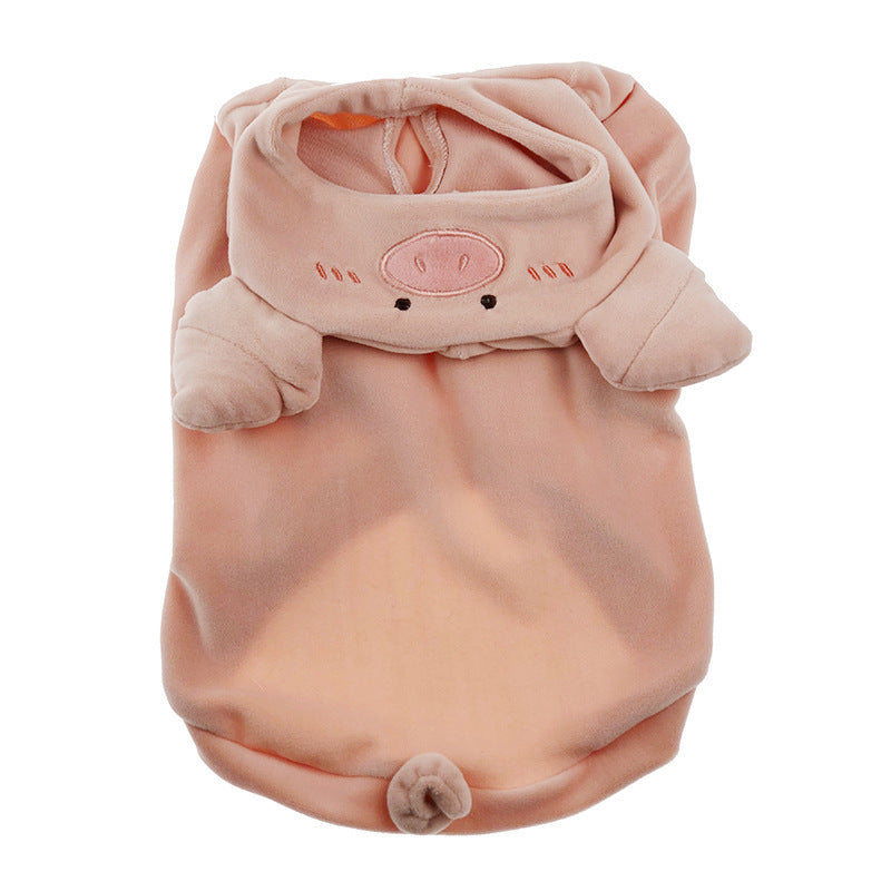 Pig Dog Sweater, New Year's Dog Clothing, Creative Pet Clothing