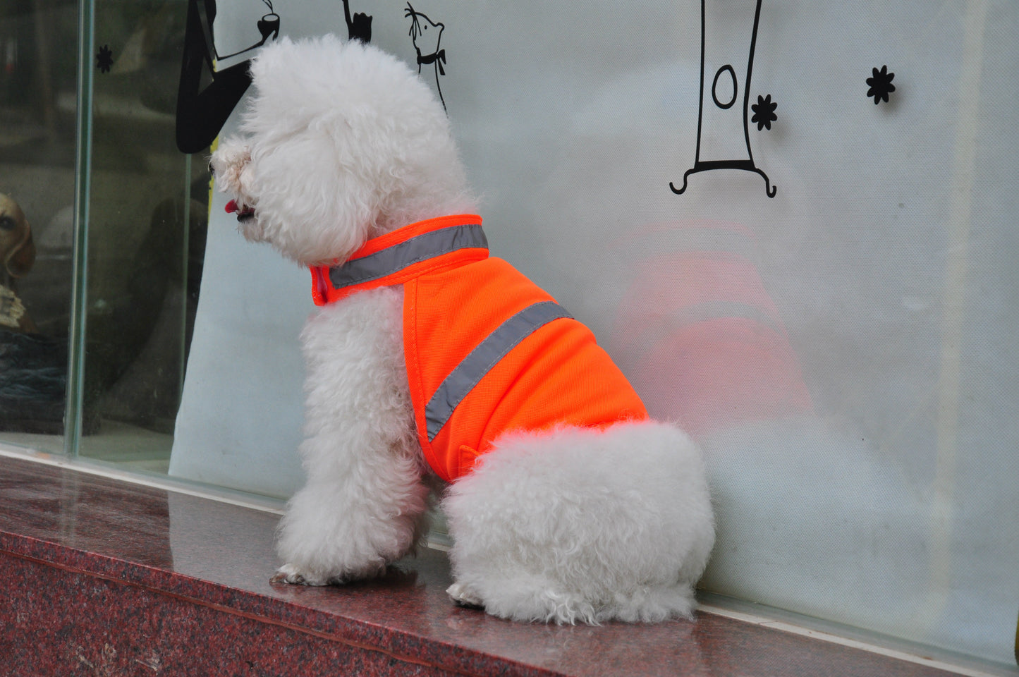 Summer Dog Clothing Reflective Pet Clothing Work Dog Safety Clothing