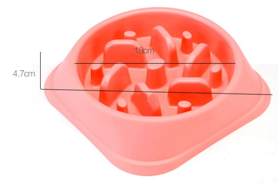 Anti-choke Bowl Plastic Dog Bowl Healthy Feeder - Pooch2Spoil