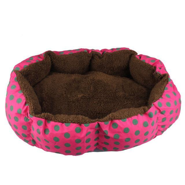 Soft Fleece Pet Dog Puppy Warm Bed House Plush