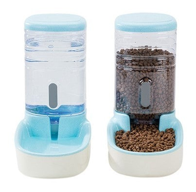 Pet dog automatic feeder microphone dog automatic drinking fountain - Pooch2Spoil