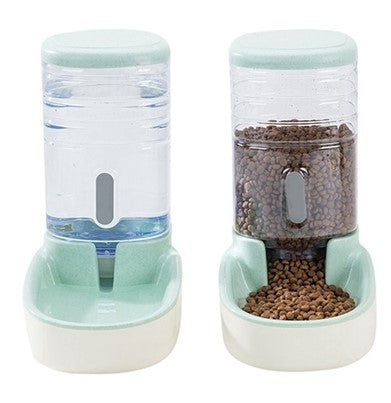 Pet dog automatic feeder microphone dog automatic drinking fountain - Pooch2Spoil