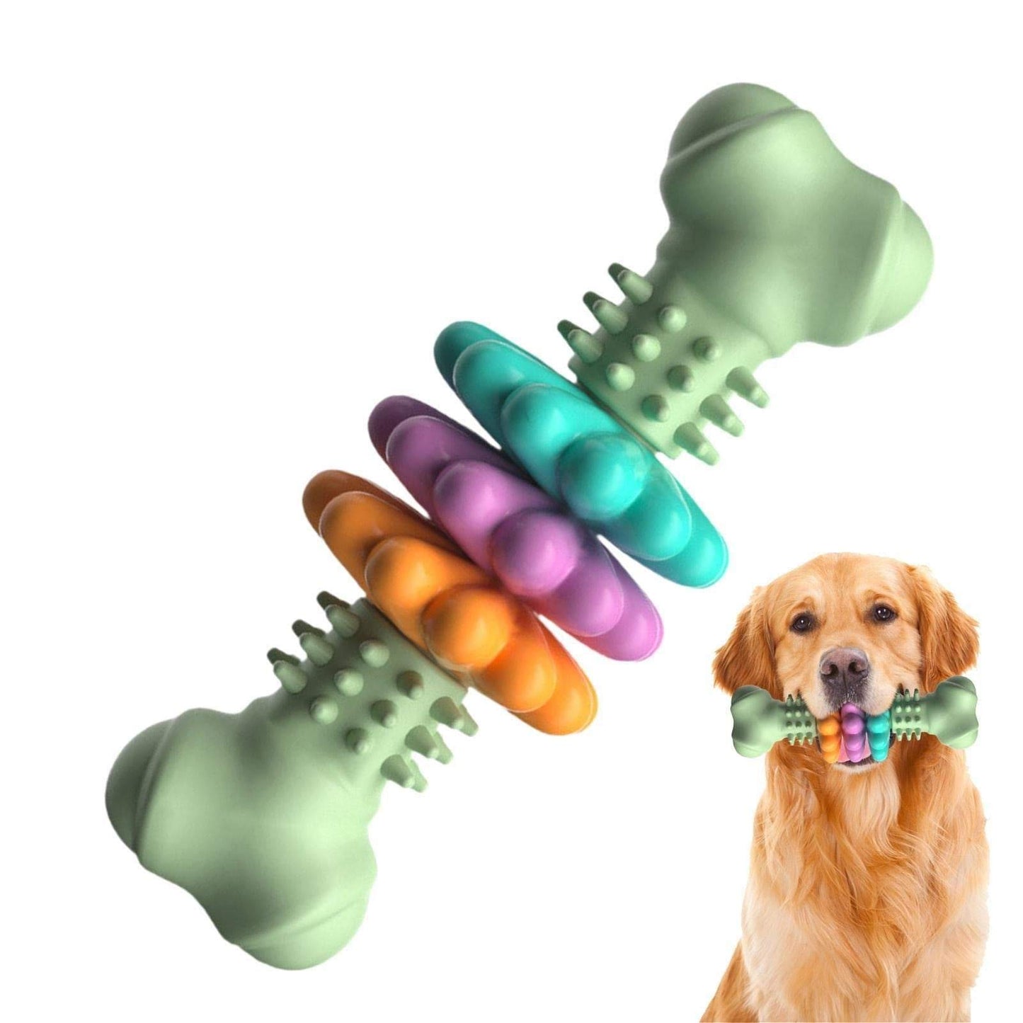 Dog Chew Toy, Dog Bone Type Teeth Cleaning Toy