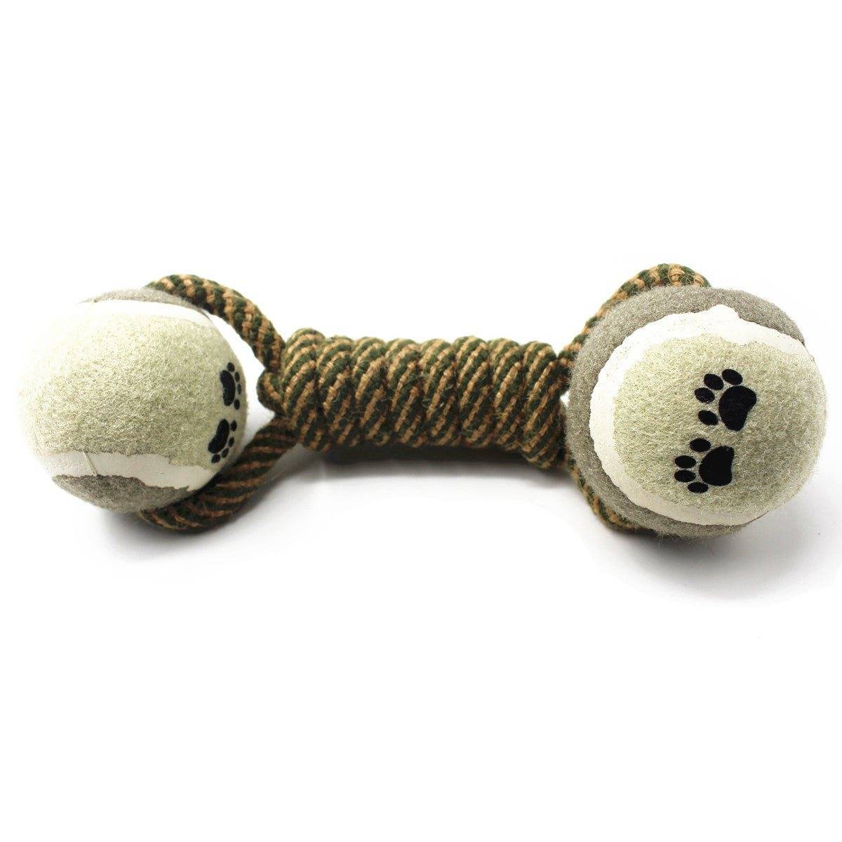 Dog Cotton Rope, Tennis Dumbbell Dog Toy