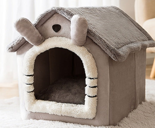Foldable Dog House Winter Dog Villa Sleep Kennel