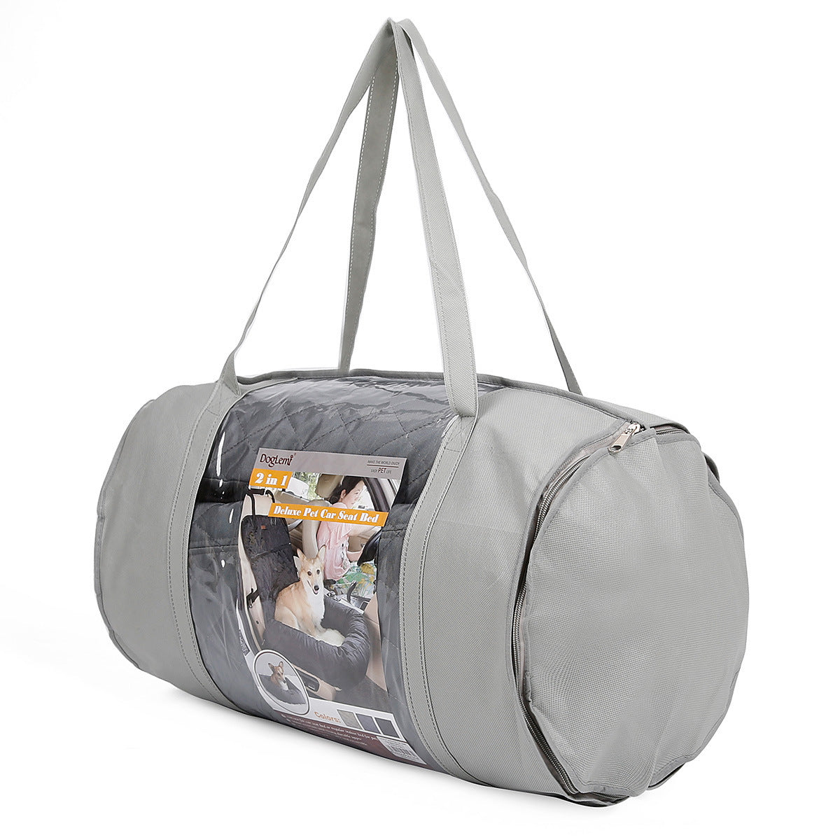 2 In 1 Pet Dog Carrier, Folding Pet Car Seat, Pad Thickened Multi-purpose Dog Car Mattress
