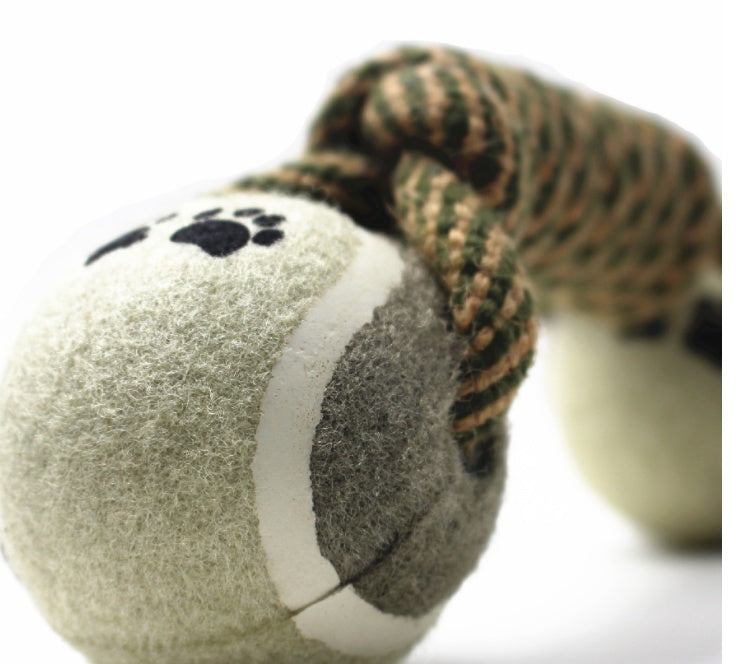Dog Cotton Rope, Tennis Dumbbell Dog Toy