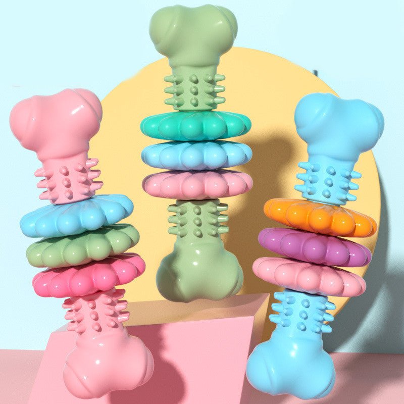 Dog Chew Toy, Dog Bone Type Teeth Cleaning Toy