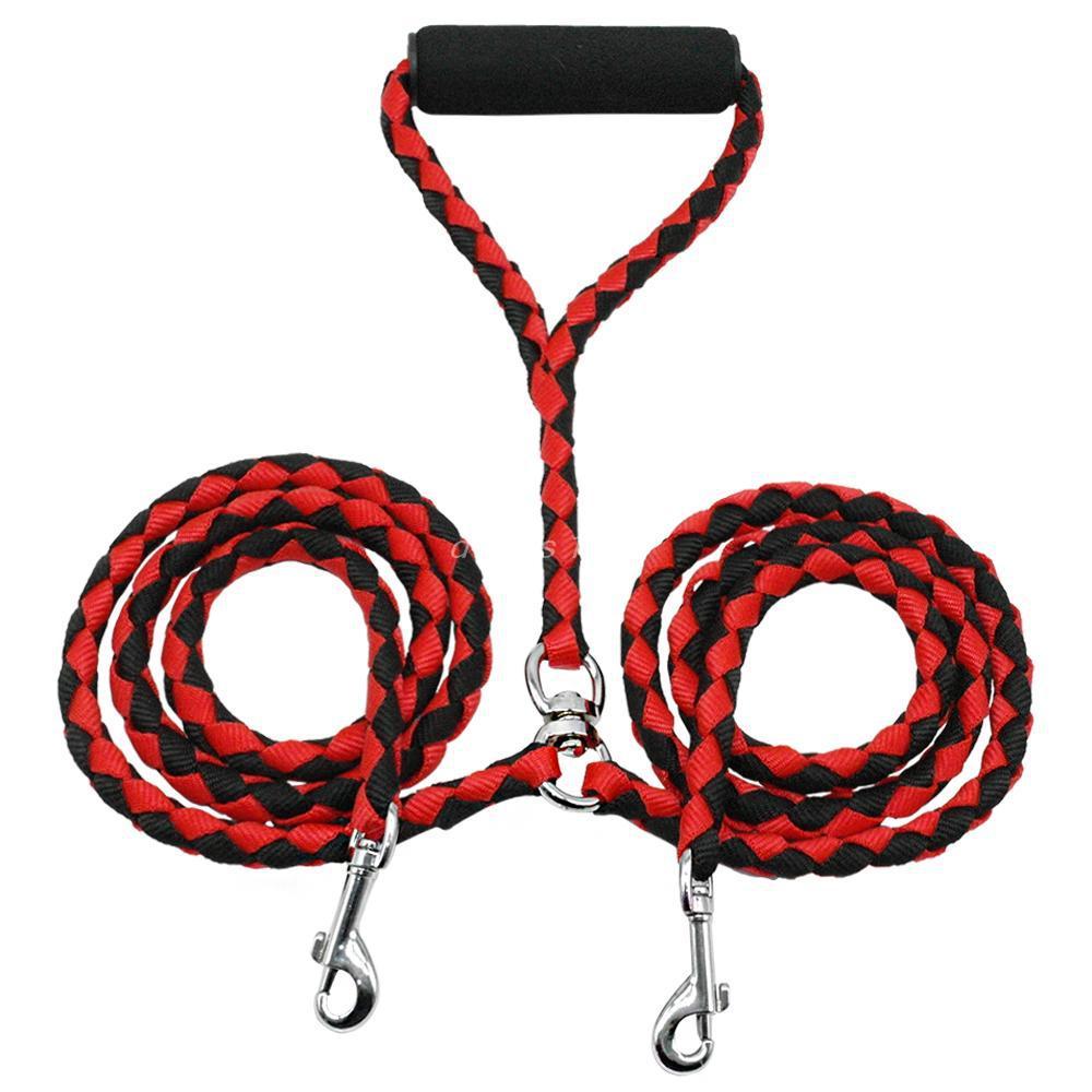 Braided PP round rope dog leash