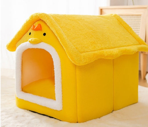 Foldable Dog House Winter Dog Villa Sleep Kennel