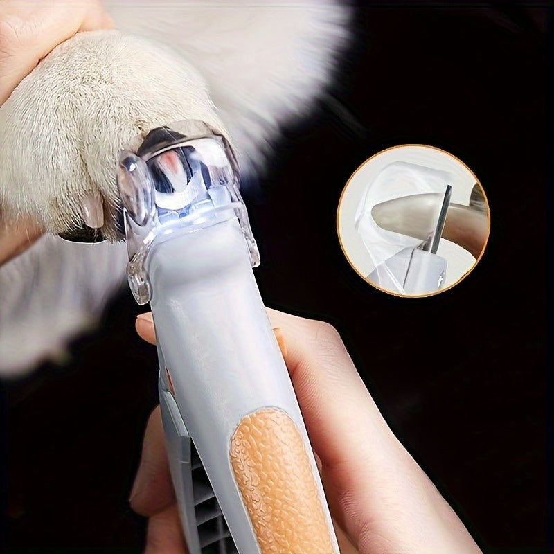 LED Light Dog Nail Trimmer with Magnifying Glass