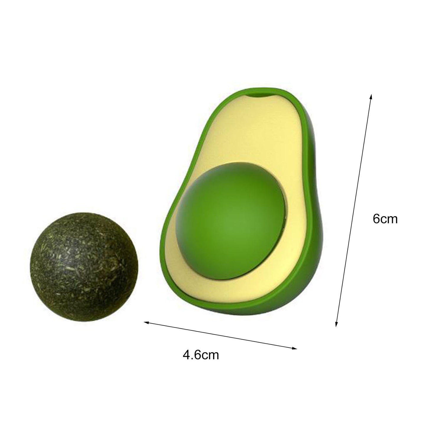Dog Teeth Avocado Shape Cleaning Toys