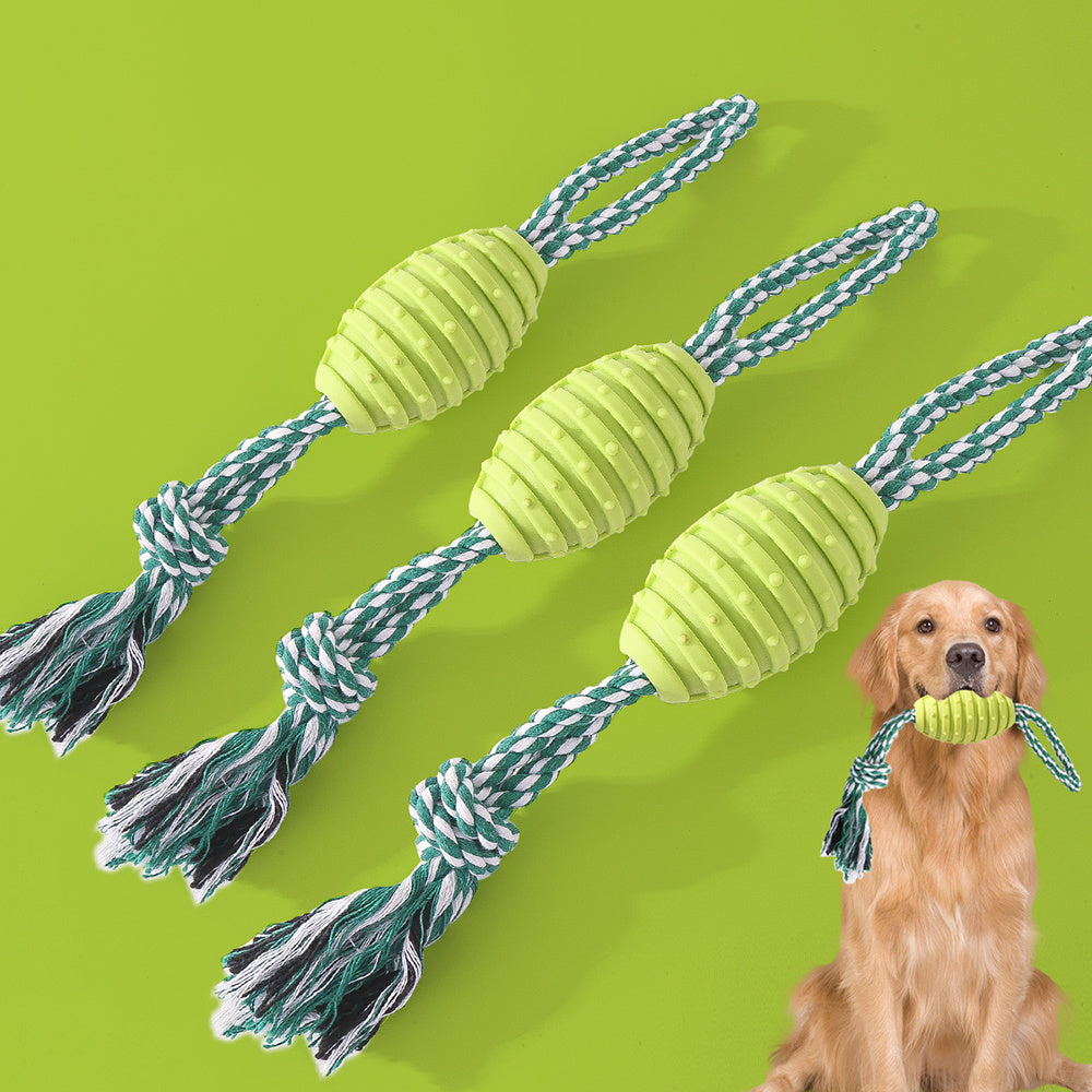Durable Dog Toy, Chew Toy For Aggressive Dogs With Rope