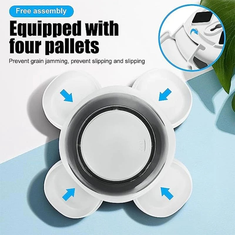 Dog Press Leakage Food Feeder Automatic Pet Feeder Dispenser - Pooch2Spoil