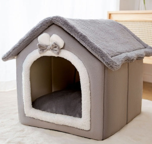 Foldable Dog House Winter Dog Villa Sleep Kennel