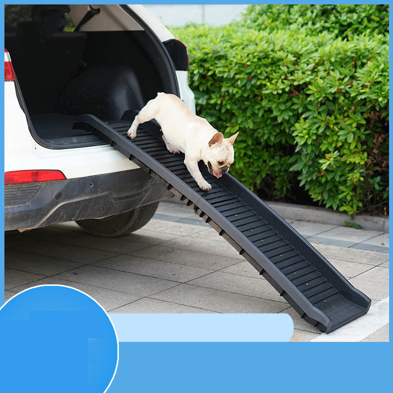 Non-slip Plastic Folding Dog Ladder Slope