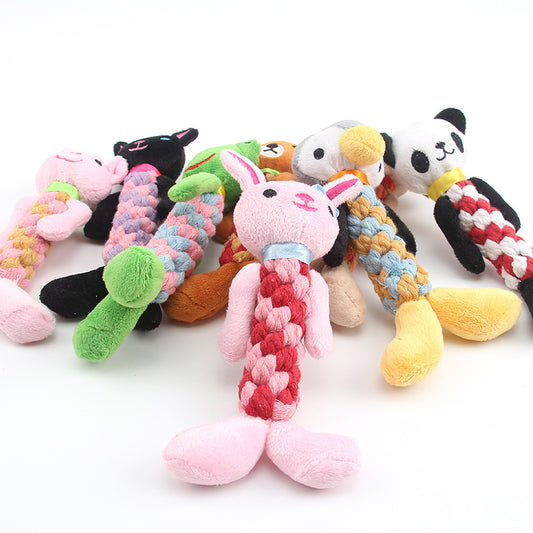 Pet plush vocal toy dog molar vocal toy