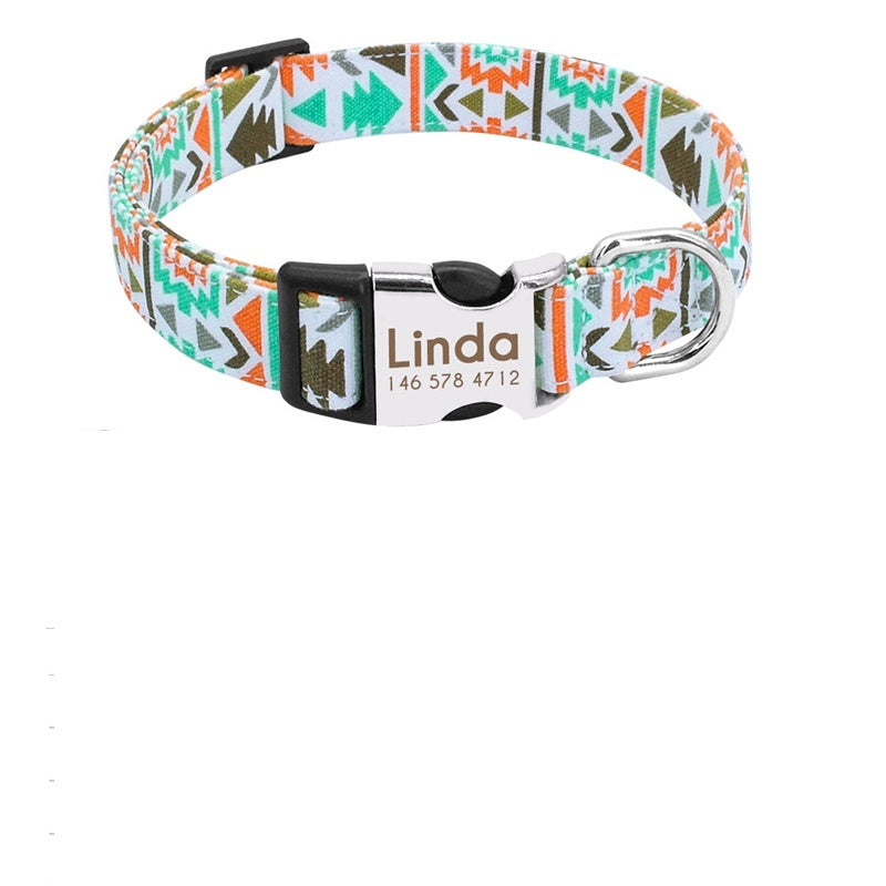 Dog Tag Custom Dog Collar - Pooch2Spoil