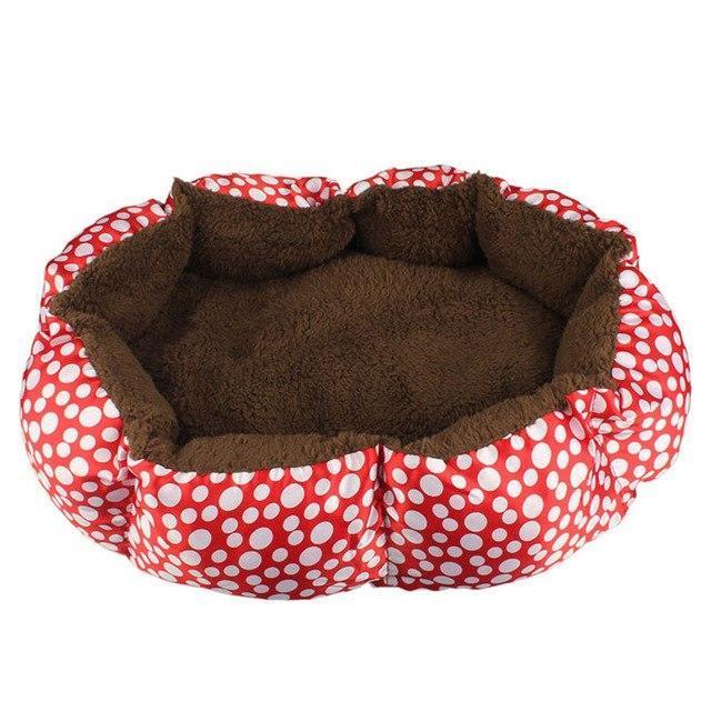 Soft Fleece Pet Dog Puppy Warm Bed House Plush