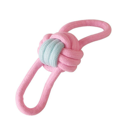 Cotton Rope Dog Chew Toy, Small Dog Toy Teeth Clean