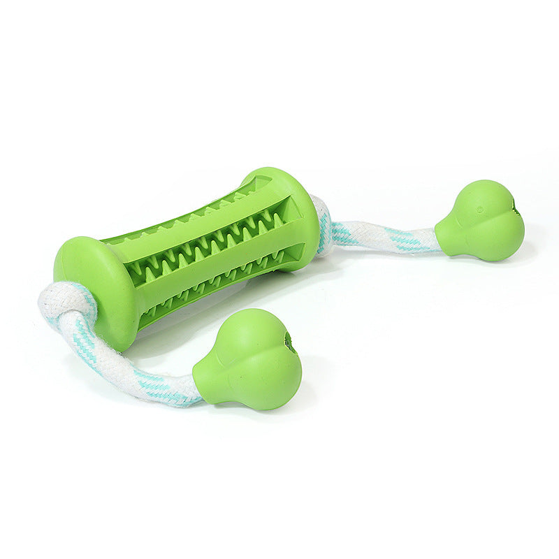 Dog Rubber Toy, Molar Teeth Cleaning Rod, Bite Rope Toy