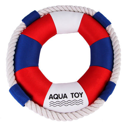 Bite Resistant Cotton Dog Rope, Golden Retriever Method Dog Swimming Ring Toy