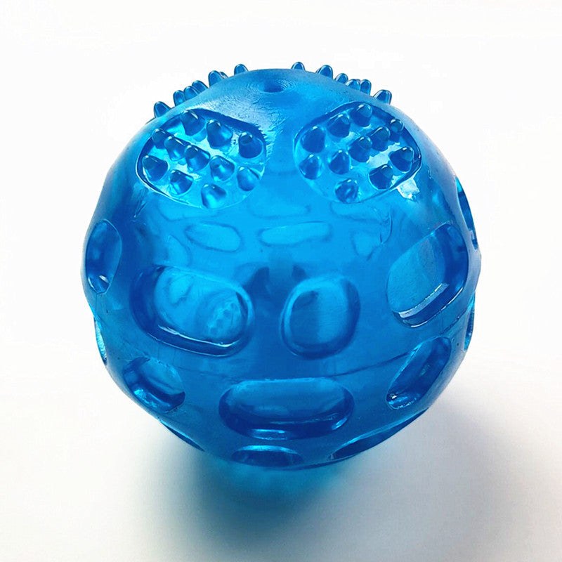 Dog Toy Ball, Dog Squeak Waterproof Toy Ball, Teeth Cleaning Dog Balls