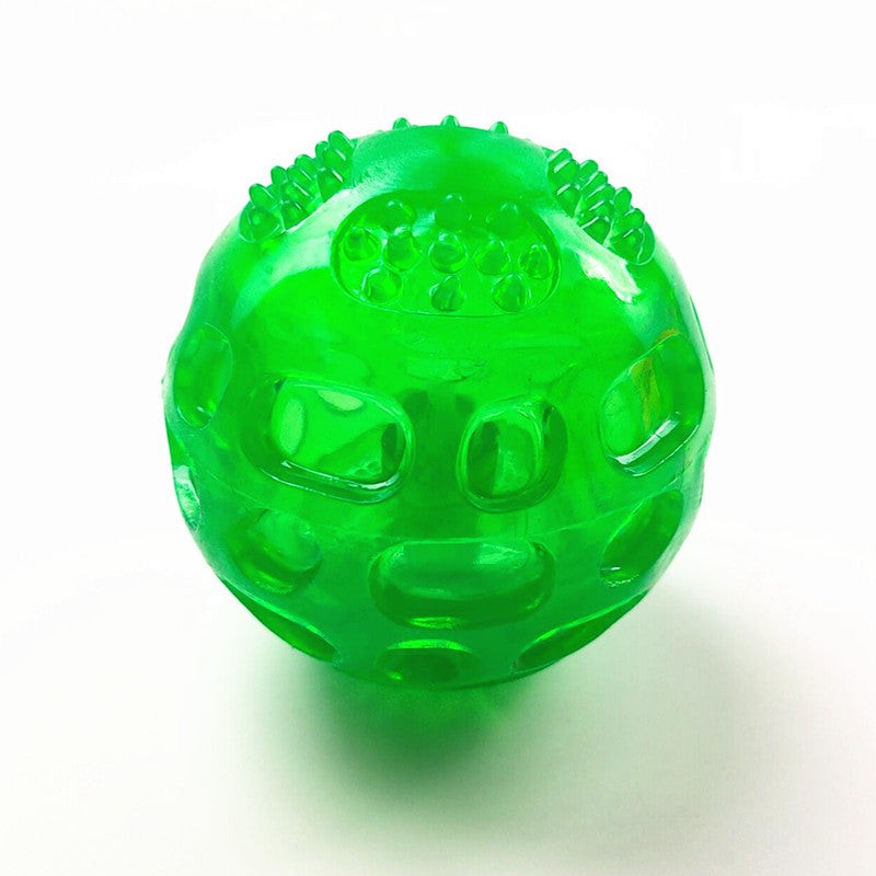 Dog Toy Ball, Dog Squeak Waterproof Toy Ball, Teeth Cleaning Dog Balls
