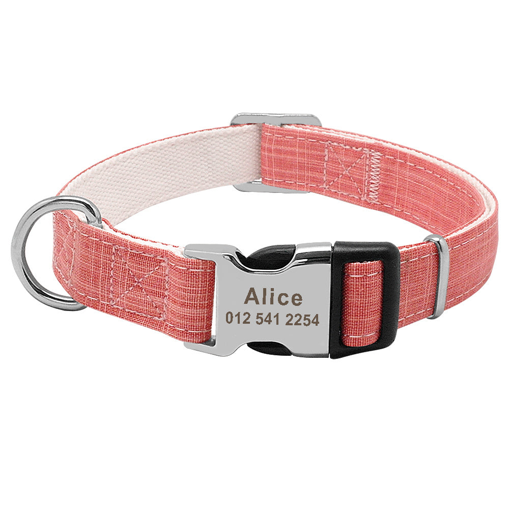 Dog Tag Custom Dog Collar - Pooch2Spoil