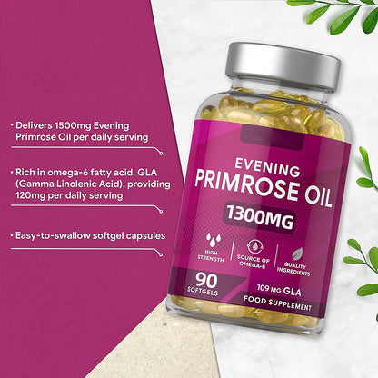 90 Evening Primrose Soft Capsules