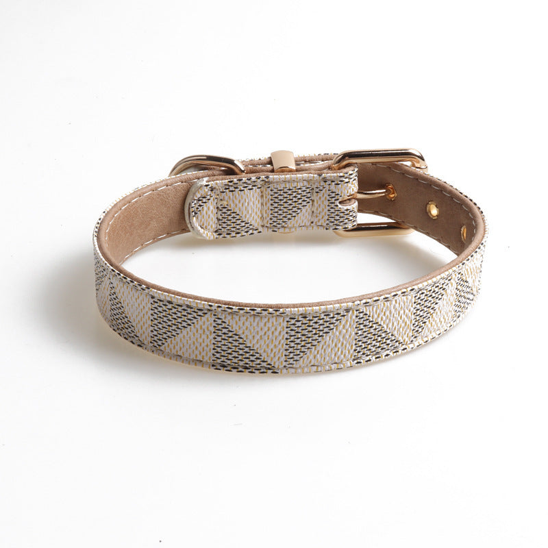 Pet Collar PU Leather Dog Collar Exquisite Fashion Dog Collar - Pooch2Spoil