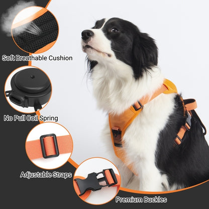 Portable Double Shoulder Travel Backpack Outdoor Dog Carrier Bag Travel Set