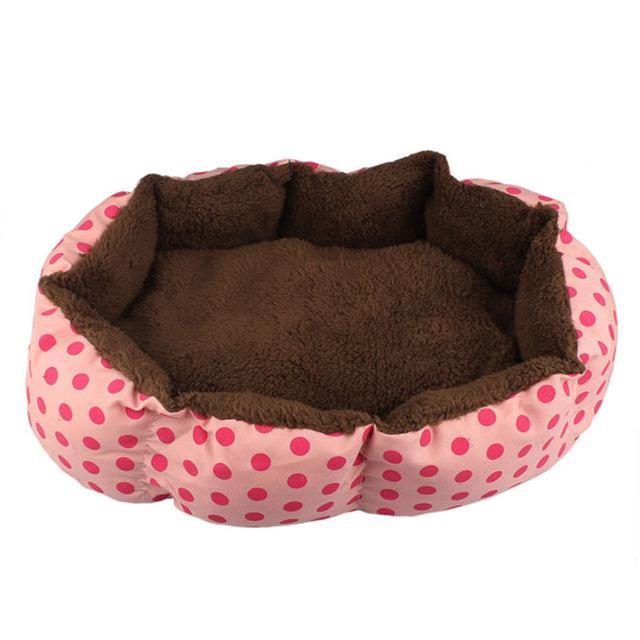 Soft Fleece Pet Dog Puppy Warm Bed House Plush