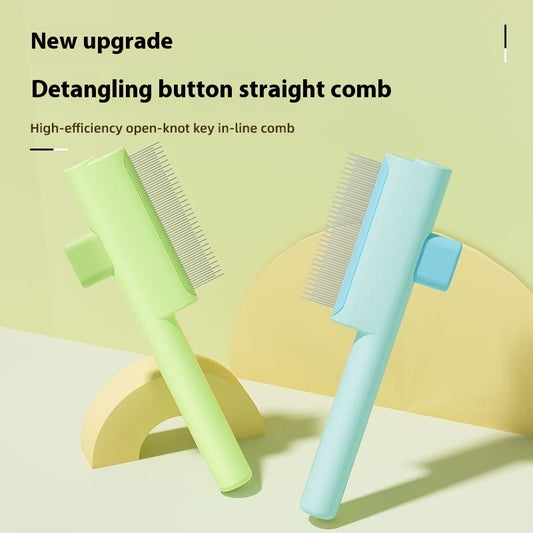 Dog Comb One-click Hair Removal