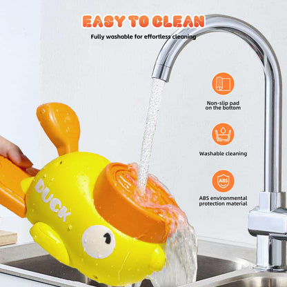 Duck-Shaped 2-in-1 Interactive Dog Slow Feeder