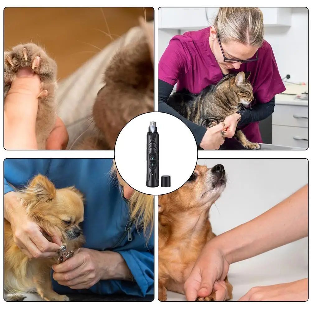 Painless 2-Speed Rechargeable Dog Nail Grinder