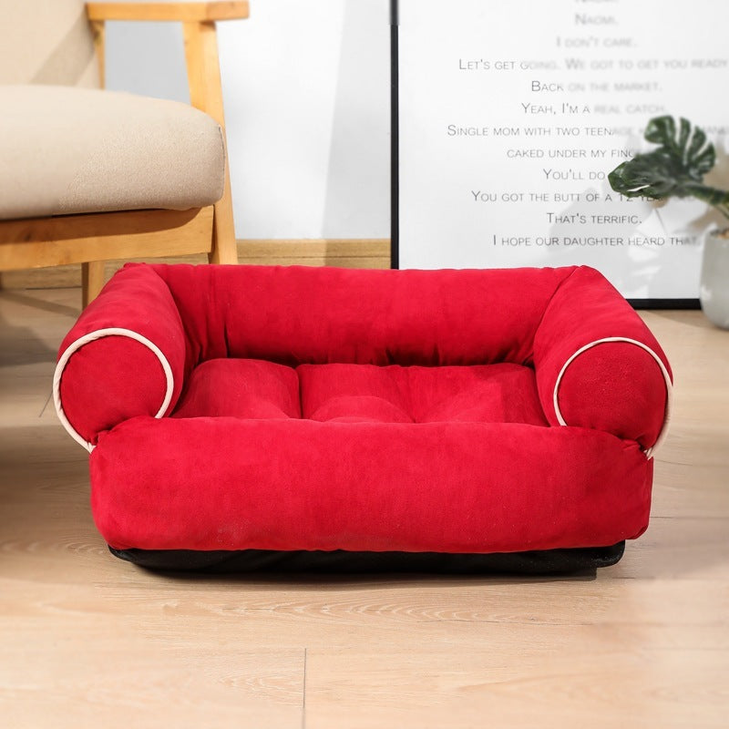 Dog Bed Sleeping Sofa Pet Winter Warm House - Pooch2Spoil