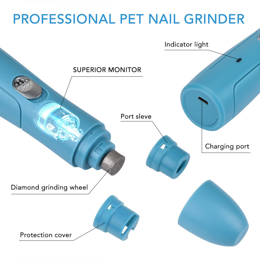 Dog Nail Grinder, Electric Nail Polisher For Dogs, Electric Dog Nail Grooming Toll