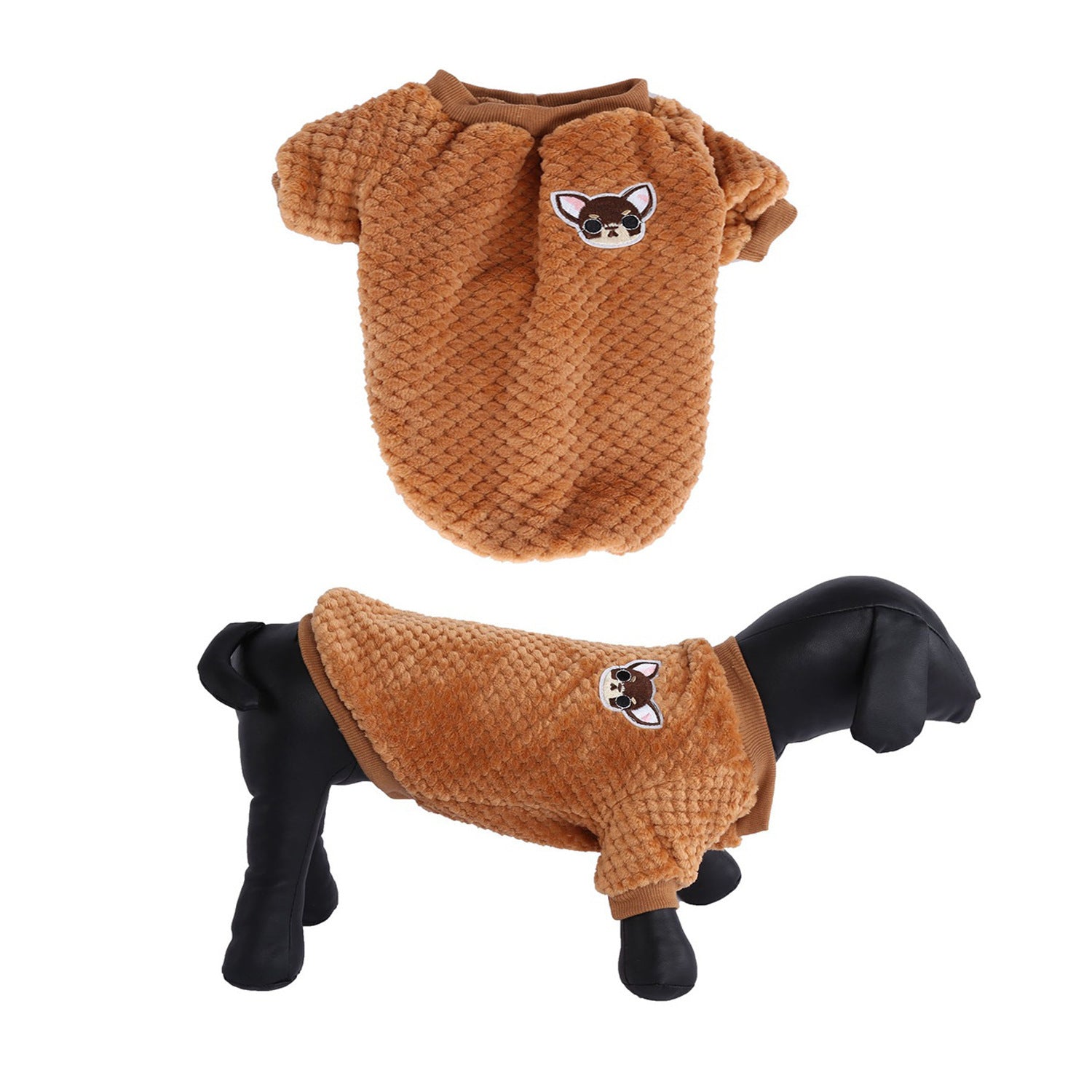Warm Winter Soft Dog Jacket, Puppy Kitten Clothing For Small Medium Dogs - Pooch2Spoil