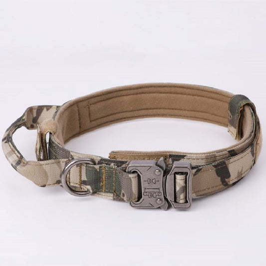 Tactical Dog Collar Adjustable K9 Pet Collar