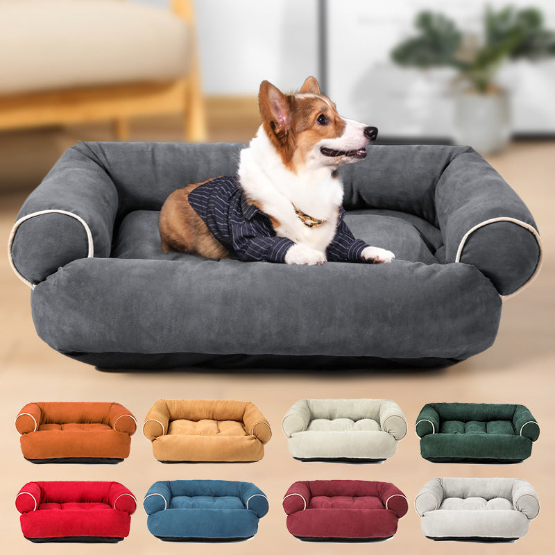 Dog Bed Sleeping Sofa Pet Winter Warm House