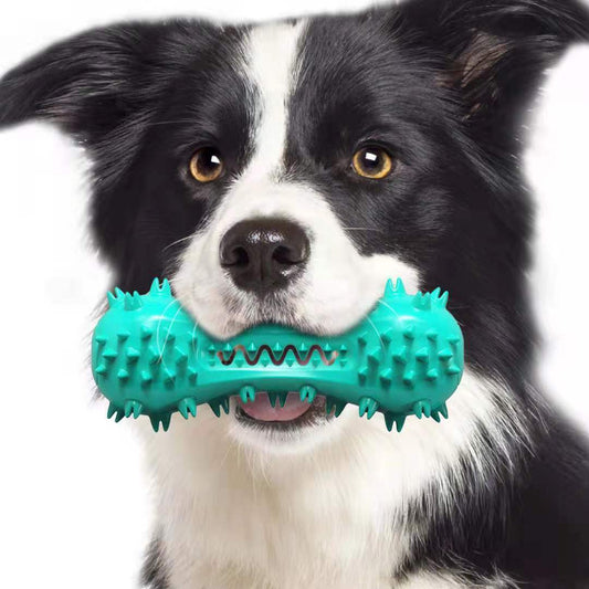 Dog Cleaning Chew Toy For Aggressive Dogs Rubber Molar Stick