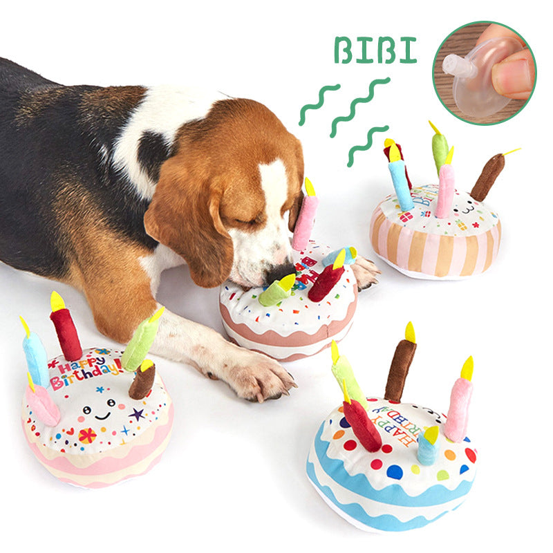 Dog Simulated Cake Toy Pet Simulation Snacks Toy