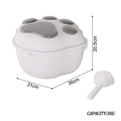 Claw Dog Food Storage Container