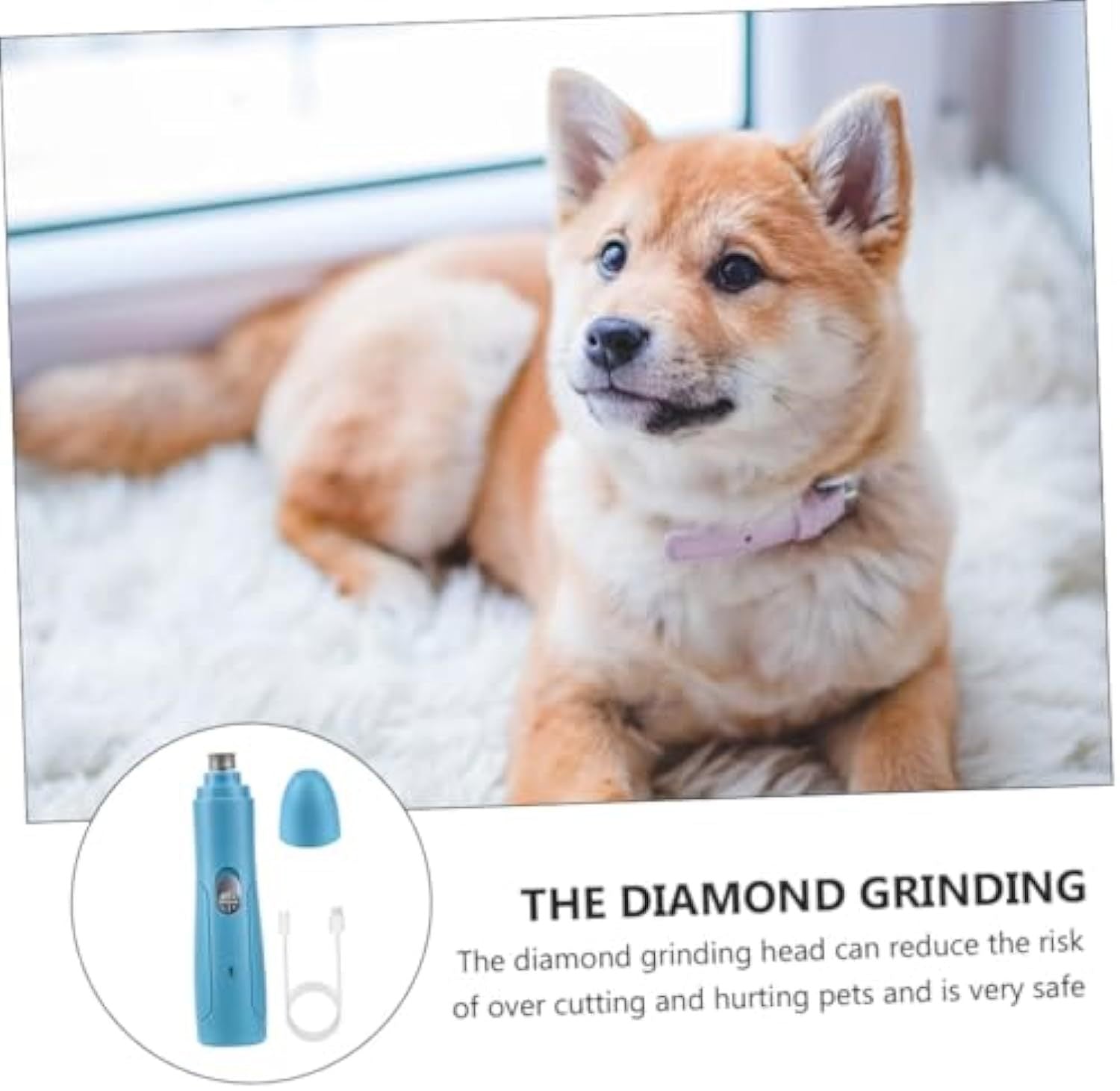 Dog Nail Grinder, Electric Nail Polisher For Dogs, Electric Dog Nail Grooming Toll