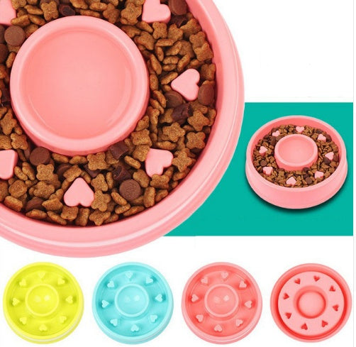 Anti-choke Bowl Plastic Dog Bowl Healthy Feeder